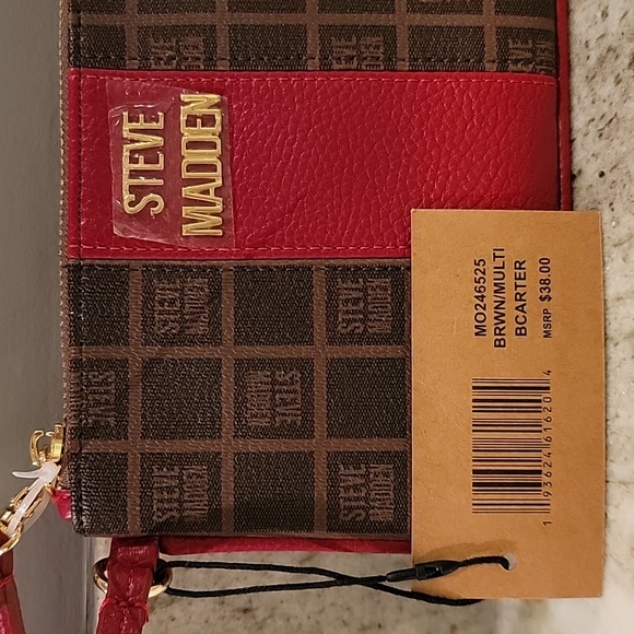 Red and brown Wristlet Steve Madden - Picture 5 of 7